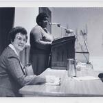 Betty Gabehart and Violet Malone