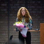 Colleen Murphy and flowers 