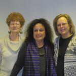 Evelyne Accad with Beth Stafford and Gale Summerfield, 2013