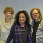 Evelyne Accad with Beth Stafford and Gale Summerfield, 2013