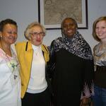 Marianne Ferber with Merle Bowen and Maimouna Barro, 2010