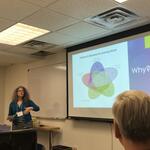 Professor Lauren Aronson at Oct. 2nd working group meeting