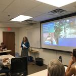 Professor Lauren Aronson at Oct. 2nd working group meeting