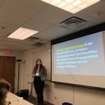 Danielle Hernandez and Amanda Henderson defining human centered design