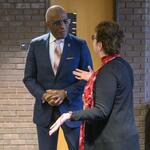 Chancellor Jones and Antoinette Burton