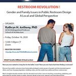 Event Poster 2020 Faculty Affiliate Lecture, Kathryn Anthony