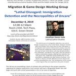 Migration Talk by Jonathan Inda December 4, 2019