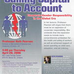 Ruth Pearson Talk on Corporate Gender Responsibility, April 2006