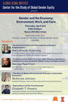 Details on Panel Gender and the Economy on April 3rd at 3:30 pm - 5 pm at room 210 Illini Union.