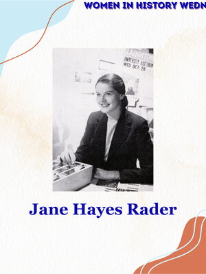 Jane Hayes Rader