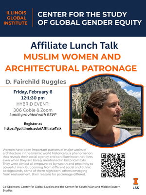 Affiliate Lunch Talk Muslim Women and Architectural Patronage