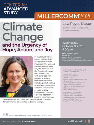 Lisa Reyes Mason talk on Climate Change and the Urgency of Hope, Action, and Joy