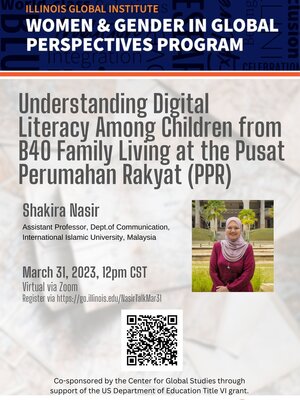 event and speaker information