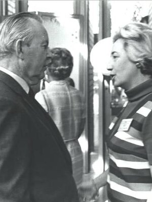 Rita Goodman with Canadian Prime Minister Lester Pierson