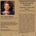 Amina Mama Picture and event title