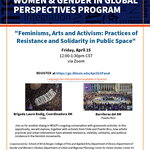 Panel on "Feminisms, Arts and Activism