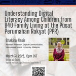 event and speaker information